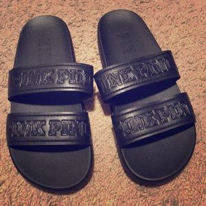 Victoria’s Secret PINK double strap slides